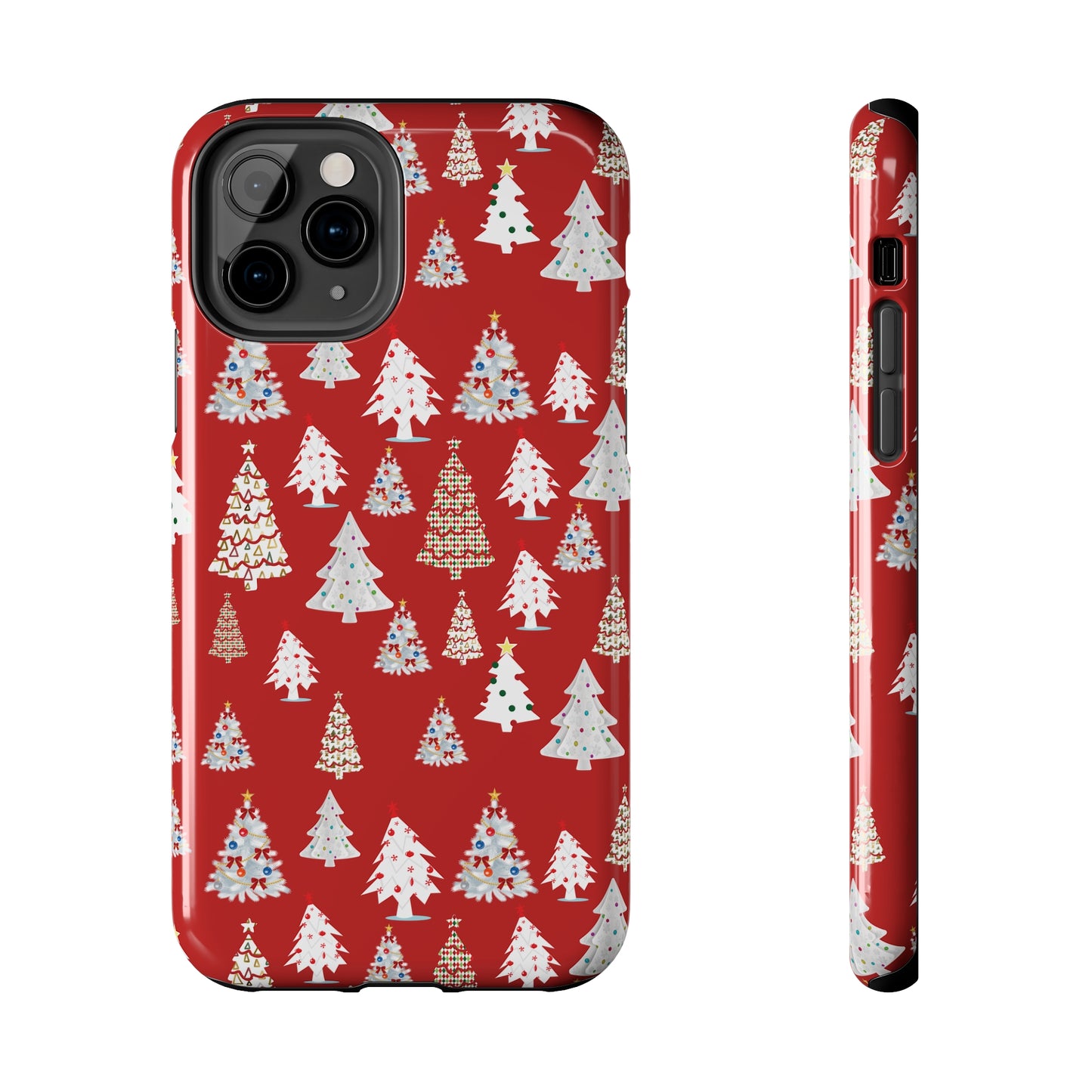Red Christmas Tree Phone Case