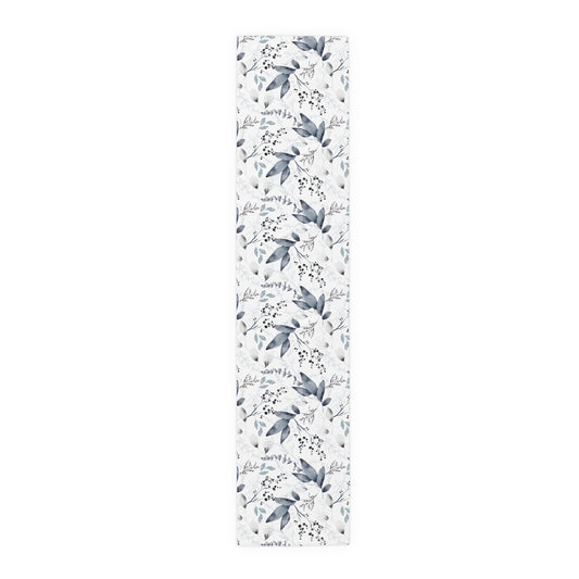 Winter Table Runner /  Floral Table Runner / Winter Decor