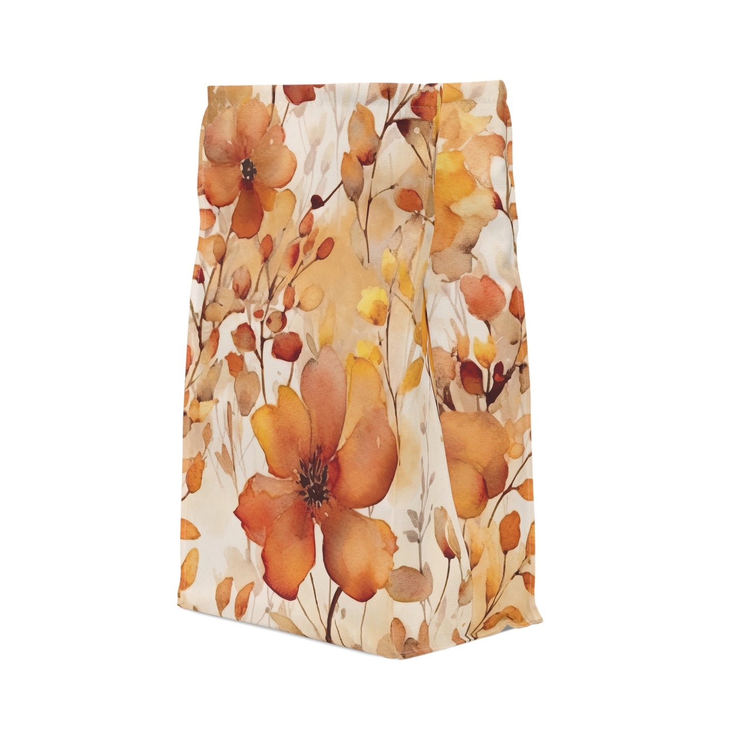 fall floral insulated lunch bag