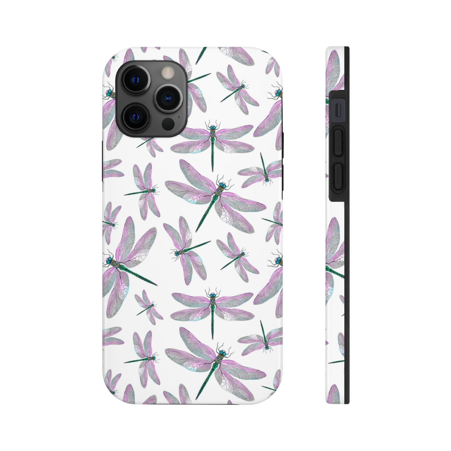 purple dragonfly iphone case
