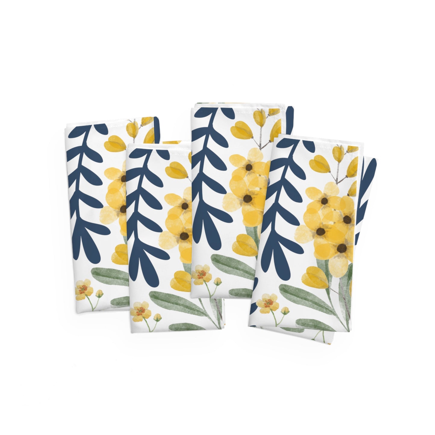 Floral Cloth Napkins / Set of 4