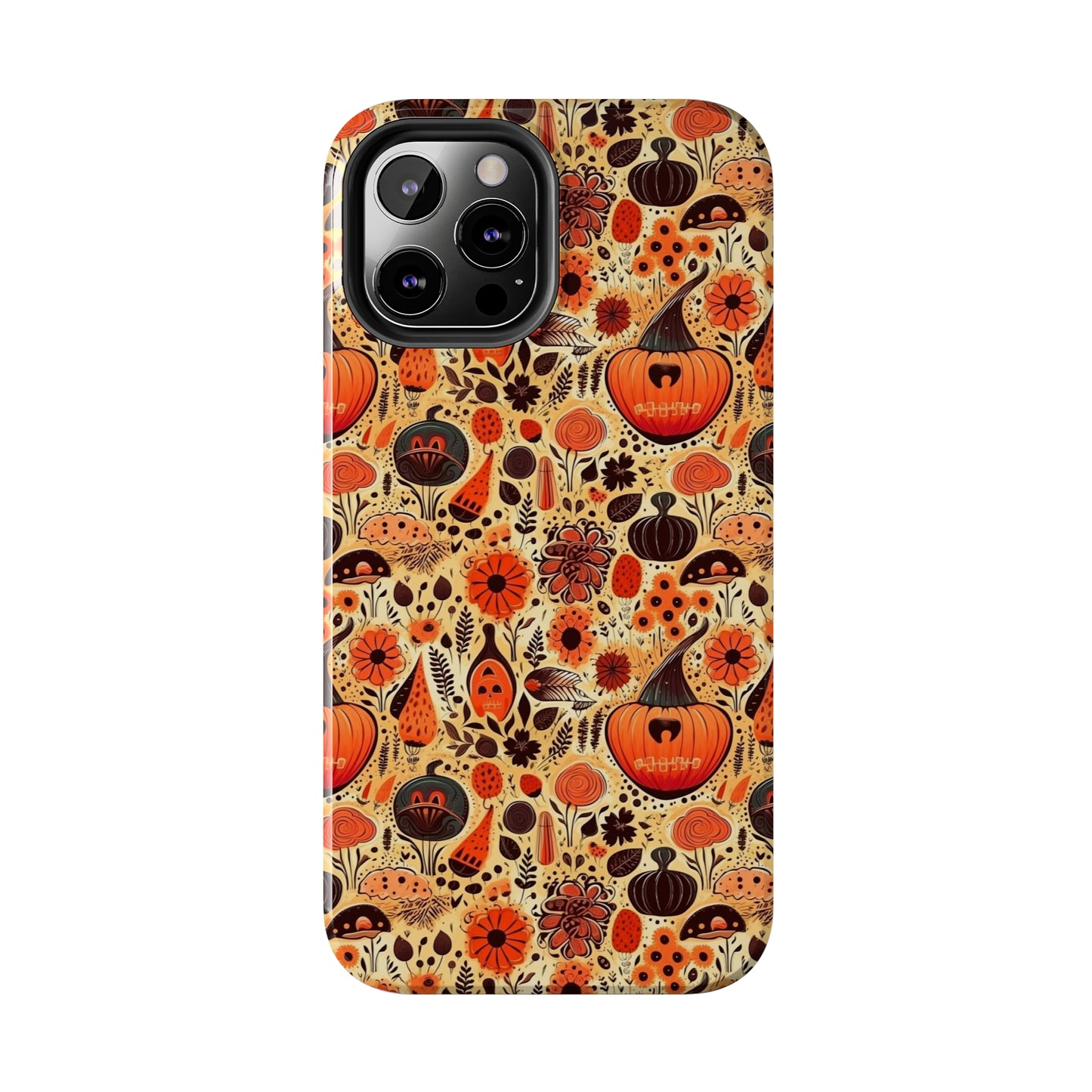 Retro Fall Harvest Pumpkin Phone Case