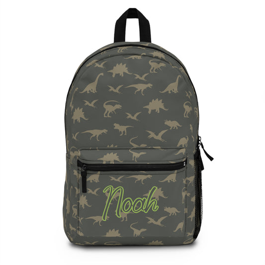 Dinosaur Backpack / Boy's Personalized Bookbag