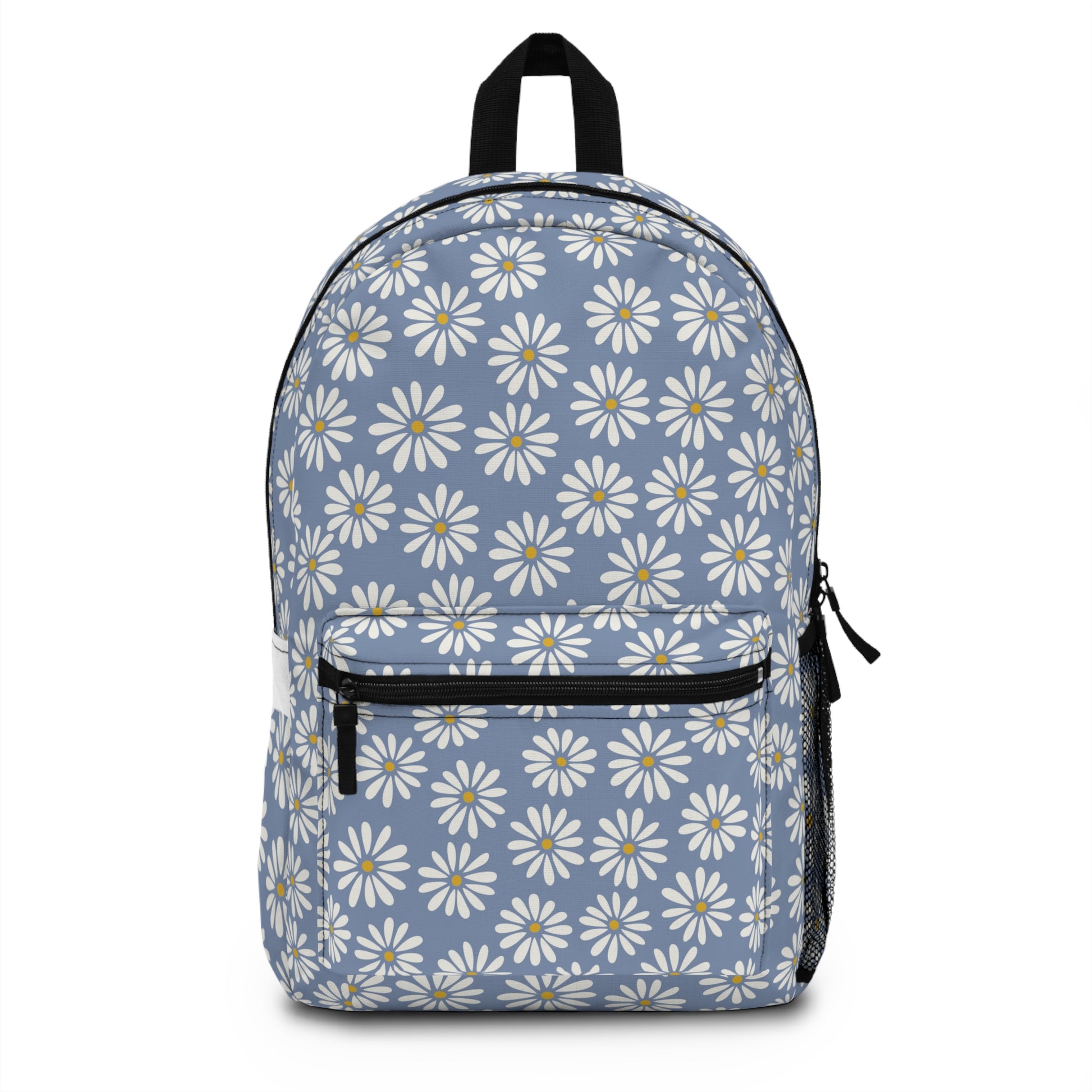 blue daisy backpack for girls back to school