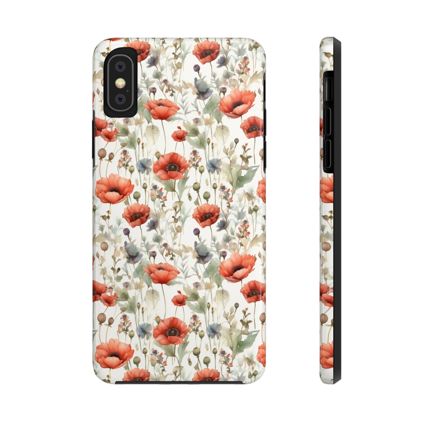 Watercolor Poppy Phone Case