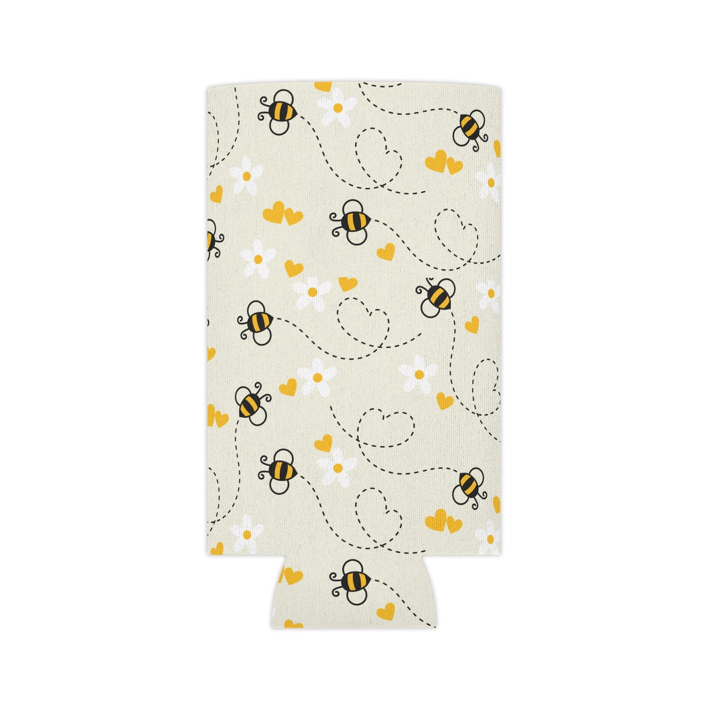 Summer Bee Can Cooler / Honey Bee Drink Sleeve