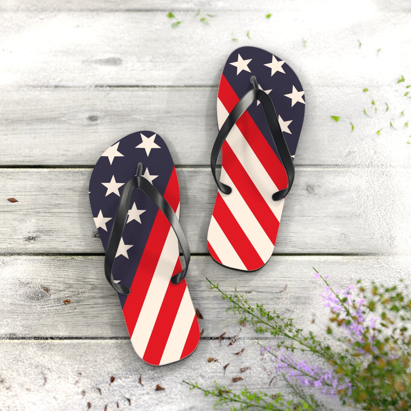 4th of July Flip Flops / USA Patriotic Flip Flops