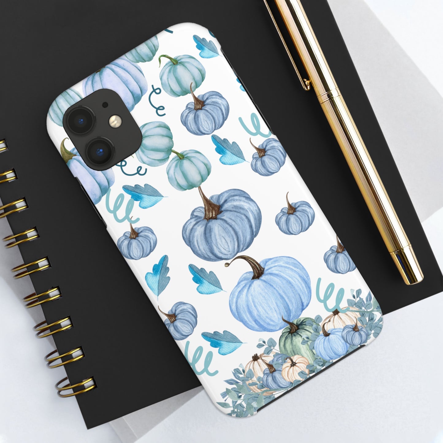 Fall Phone Case / Blue Pumpkin Iphone Case