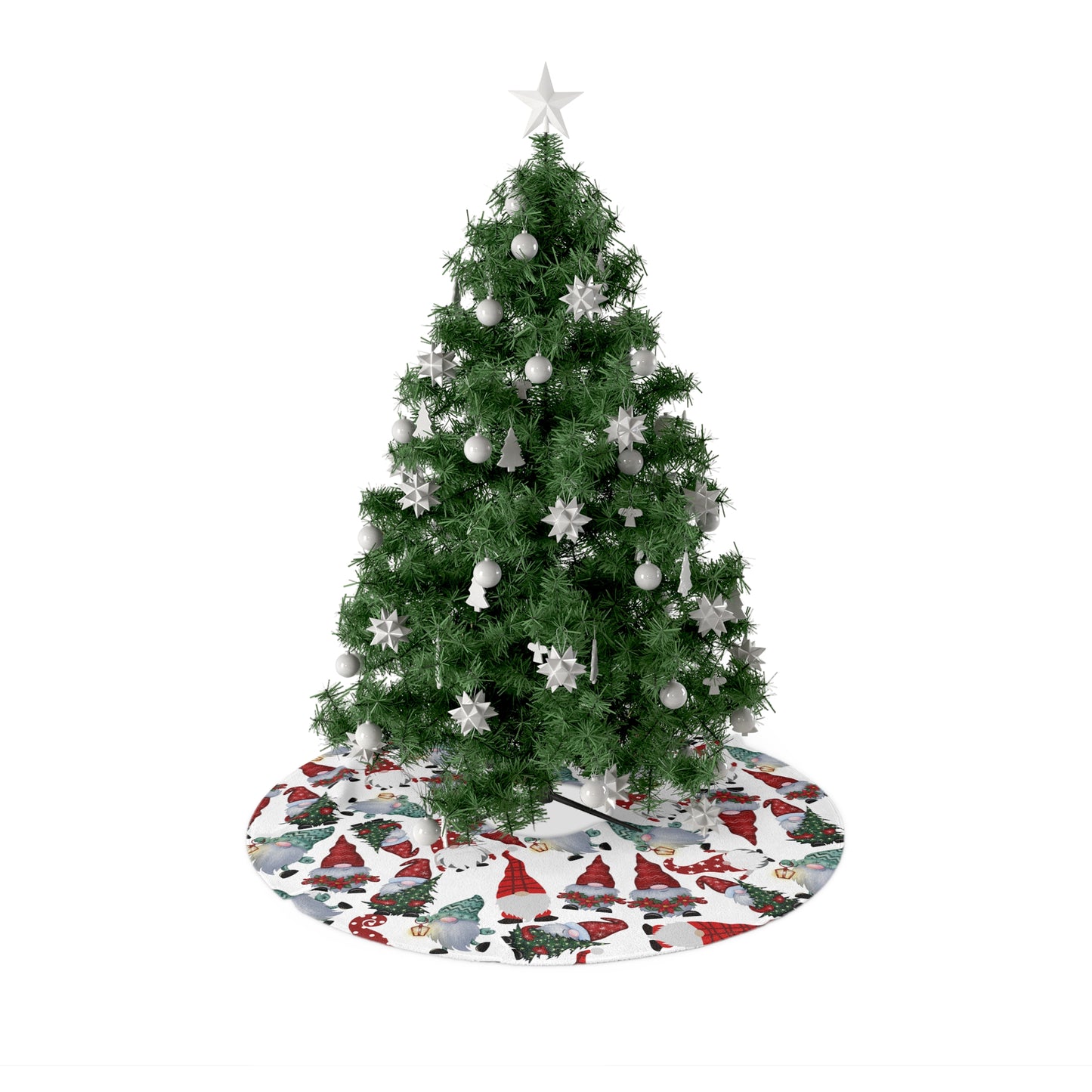 Christmas Tree Skirt / Gnome Tree Skirt / Christmas Gnome Decor