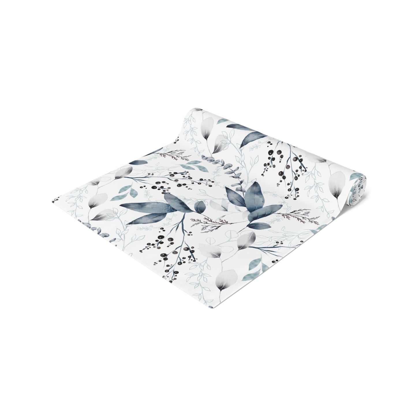 Winter Table Runner /  Floral Table Runner / Winter Decor