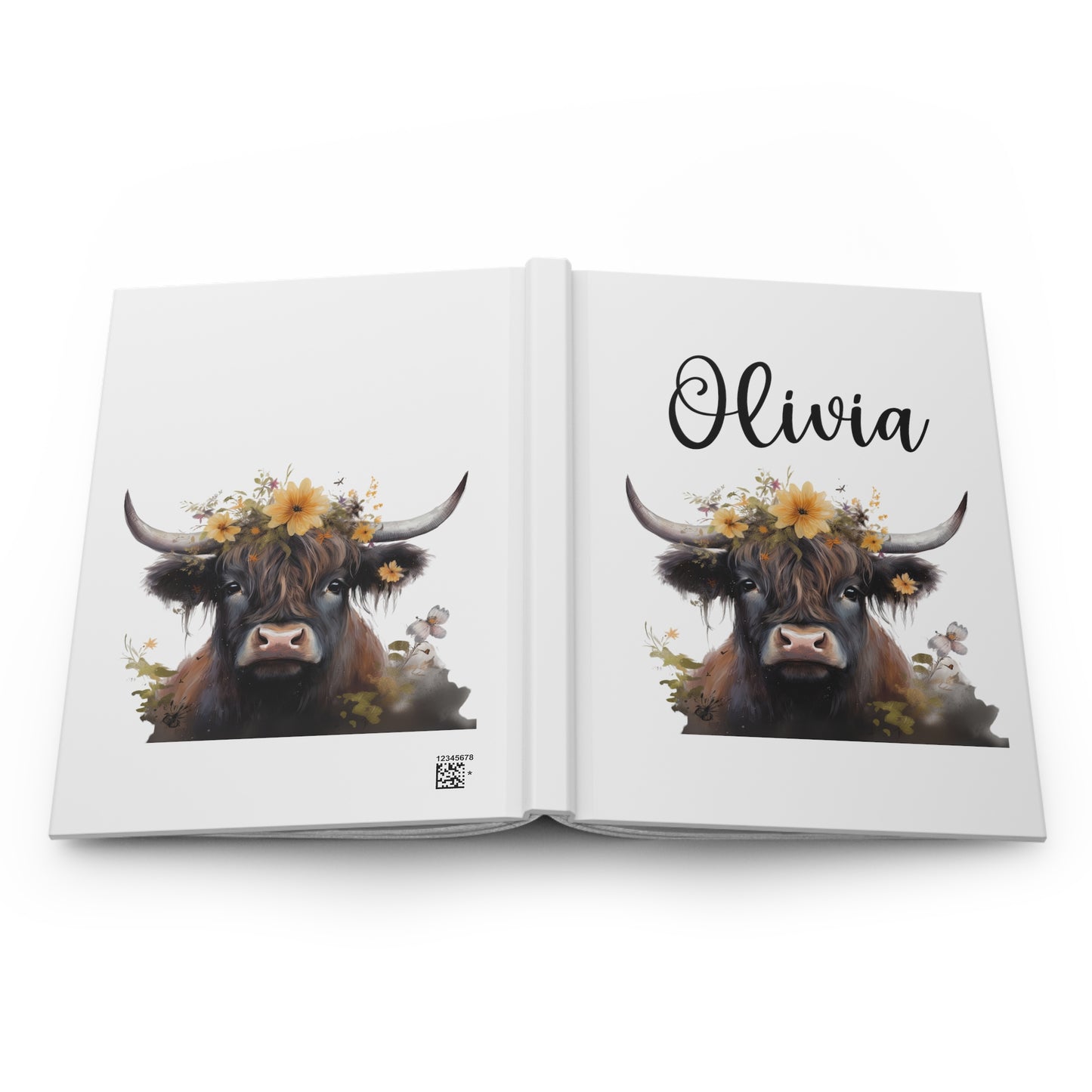 Highland Cow Journal / Personalized Journal