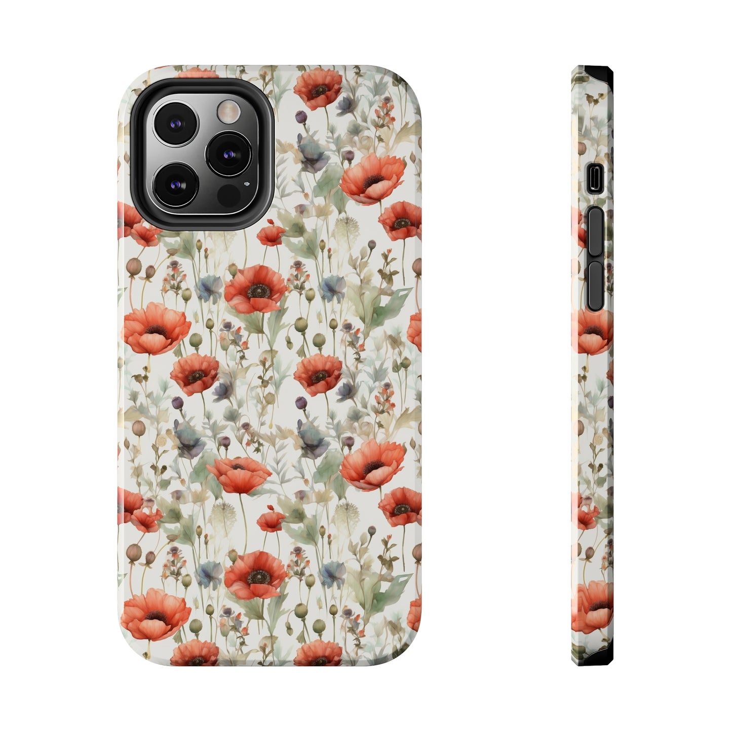 Watercolor Poppy Phone Case