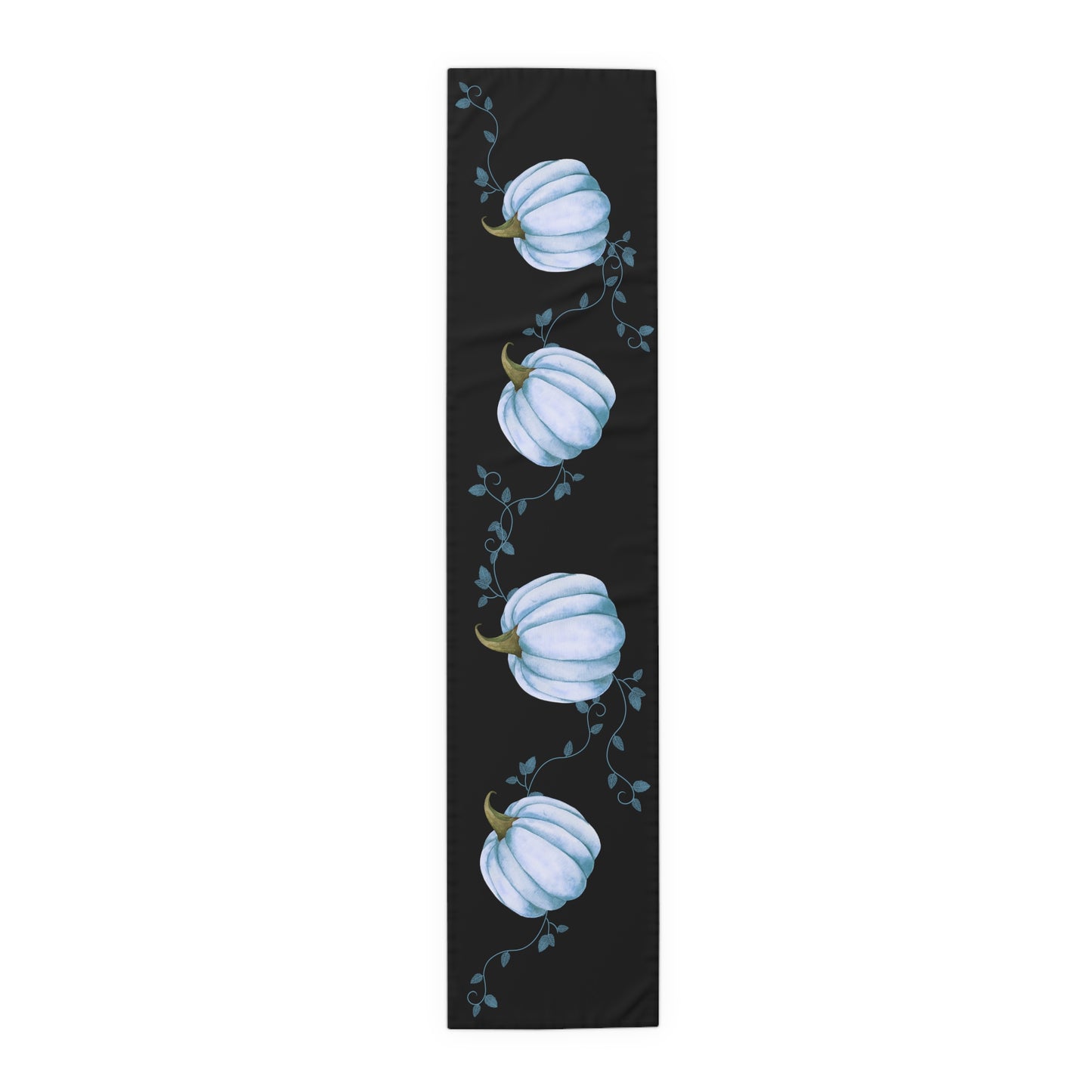 Blue Pumpkin Fall Table Runner