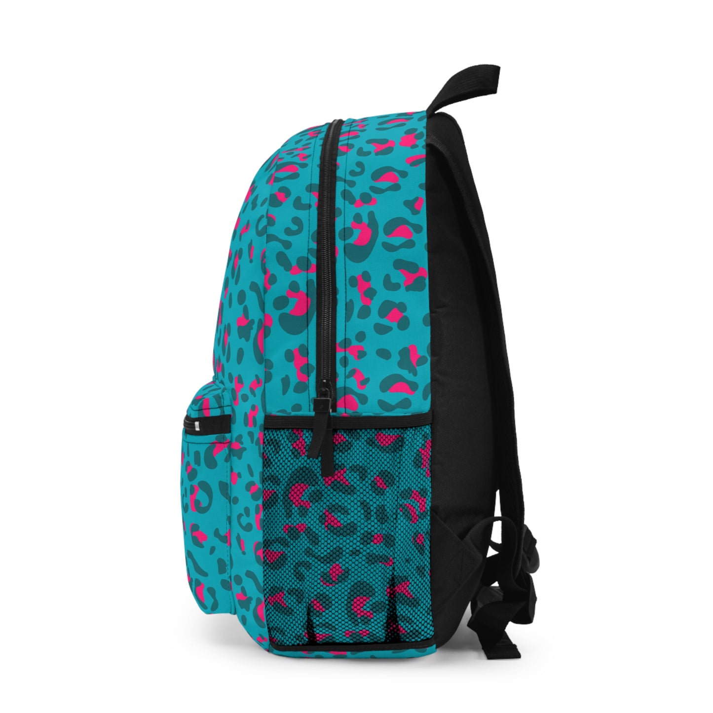 Blue Leopard Print Backpack / Girl's Personalized Backpack