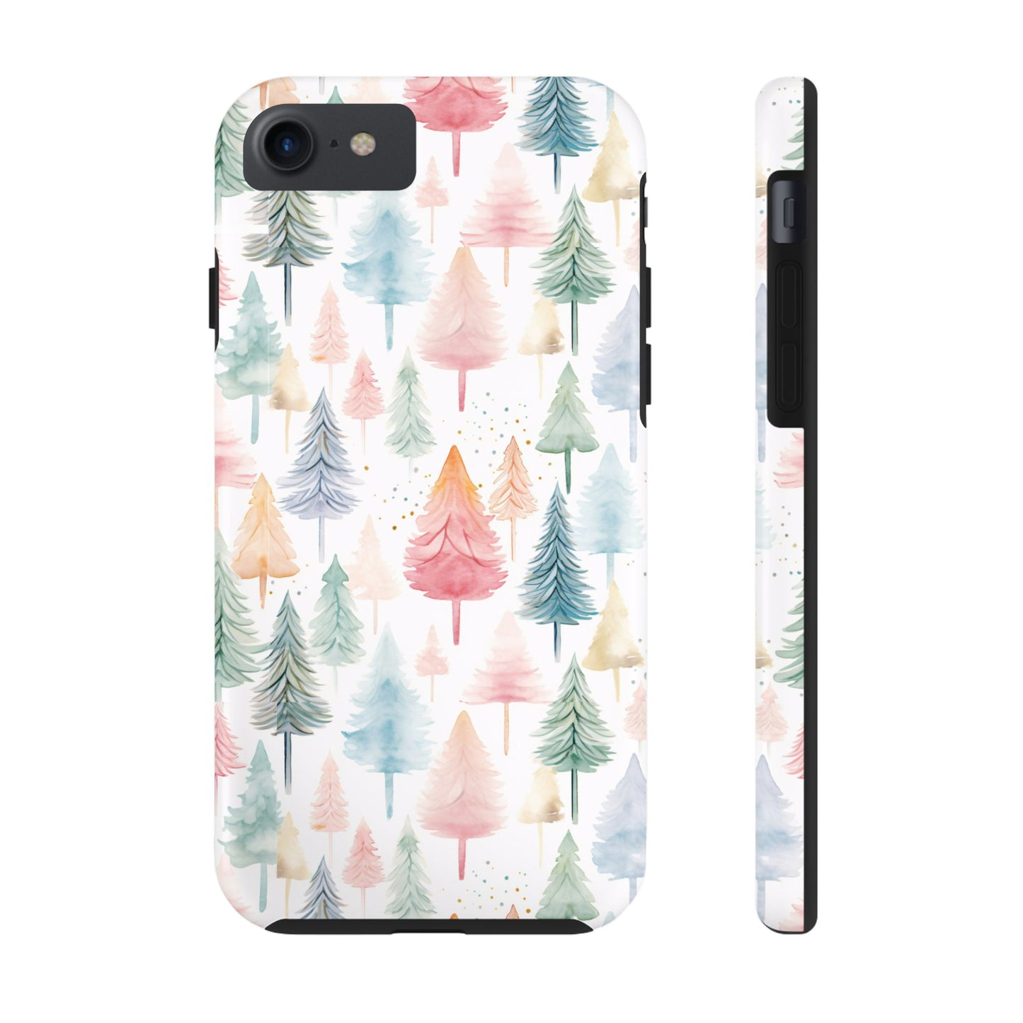 Christmas Watercolor Tree Phone Case