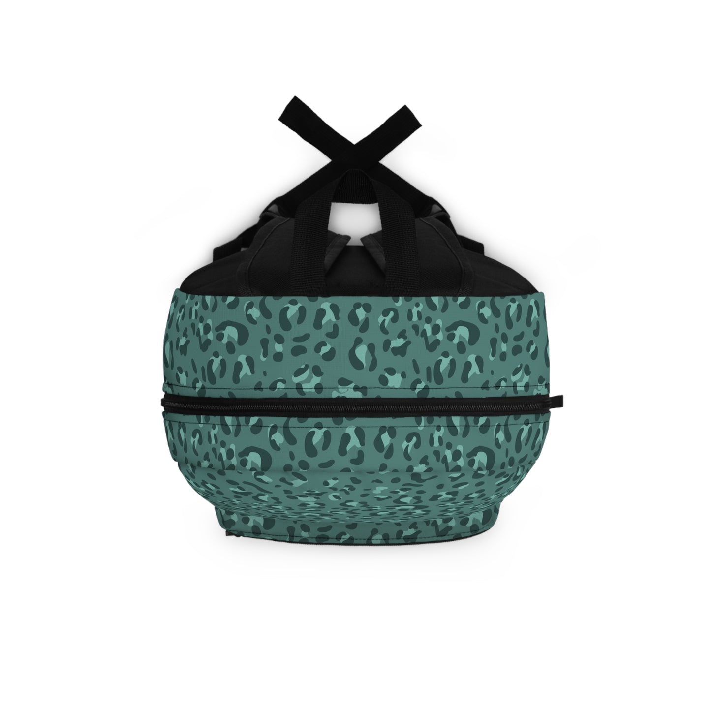 Green Leopard Print Backpack