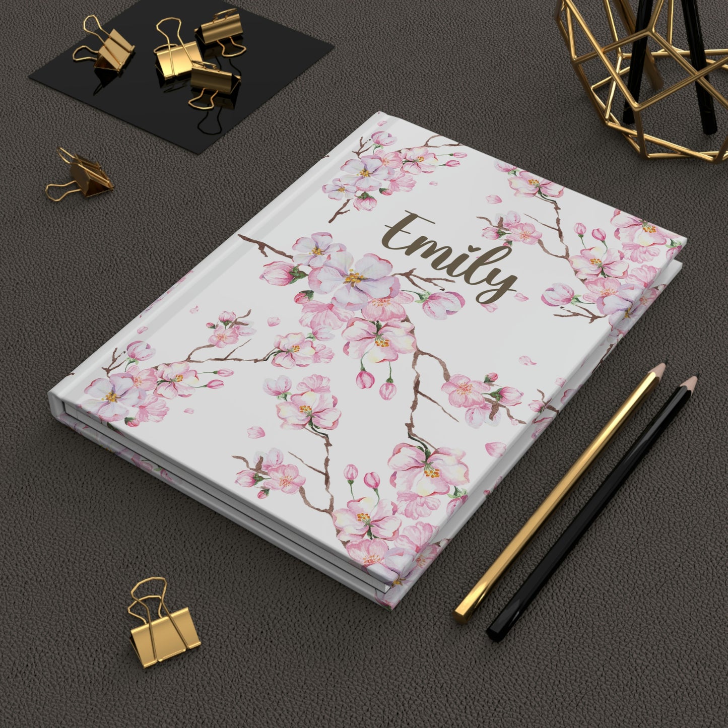 Personalized Name Cherry Blossom Journal