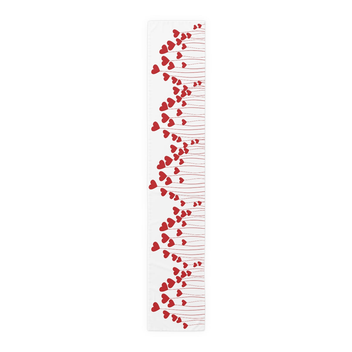 Valentines Day Table Runner / Red Heart Decor