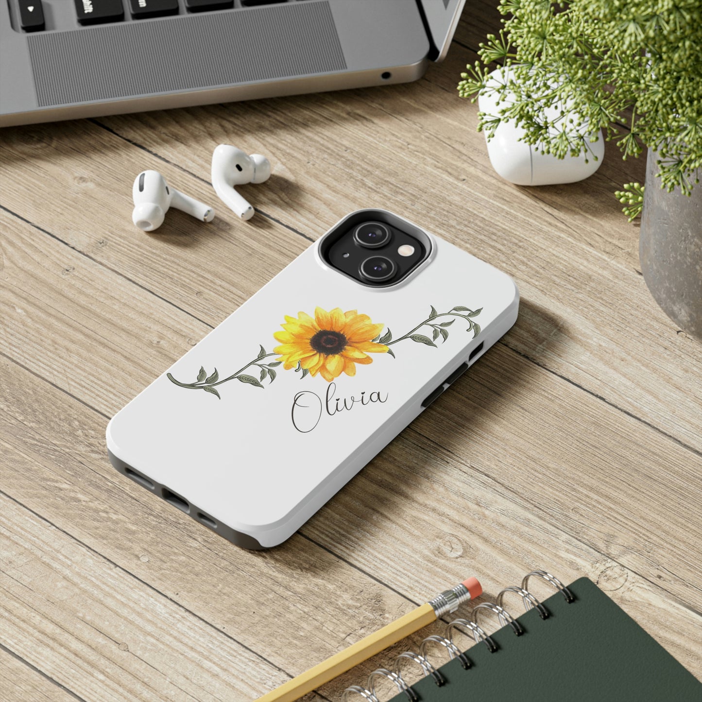Personalized Sunflower Phone Case