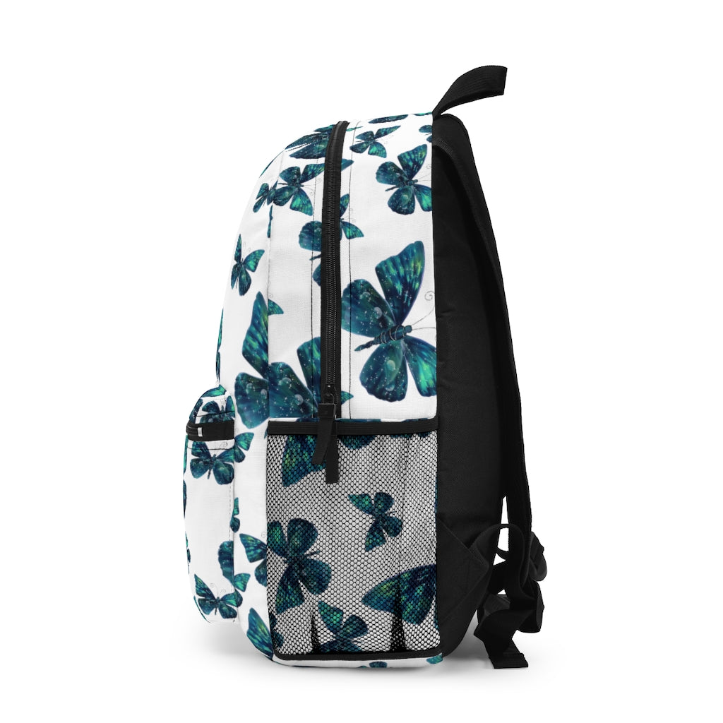 adidas backpack custom Girls Butterfly Backpack / Kids School Bookbag