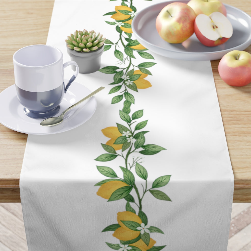 lemon branch table runner