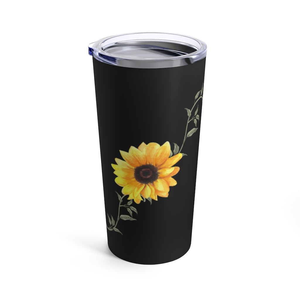 sunflower tumbler with lid