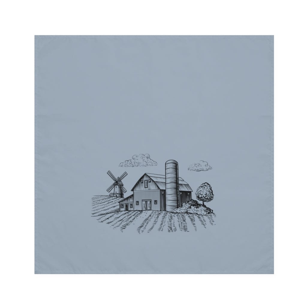 blue farm napkins