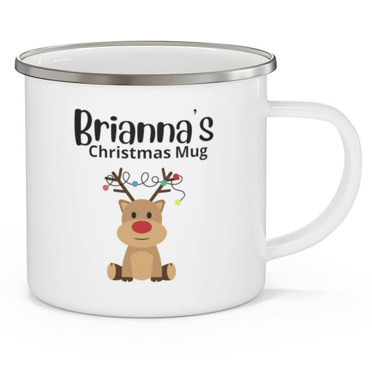 kids personalized gift of a funny christmas mug