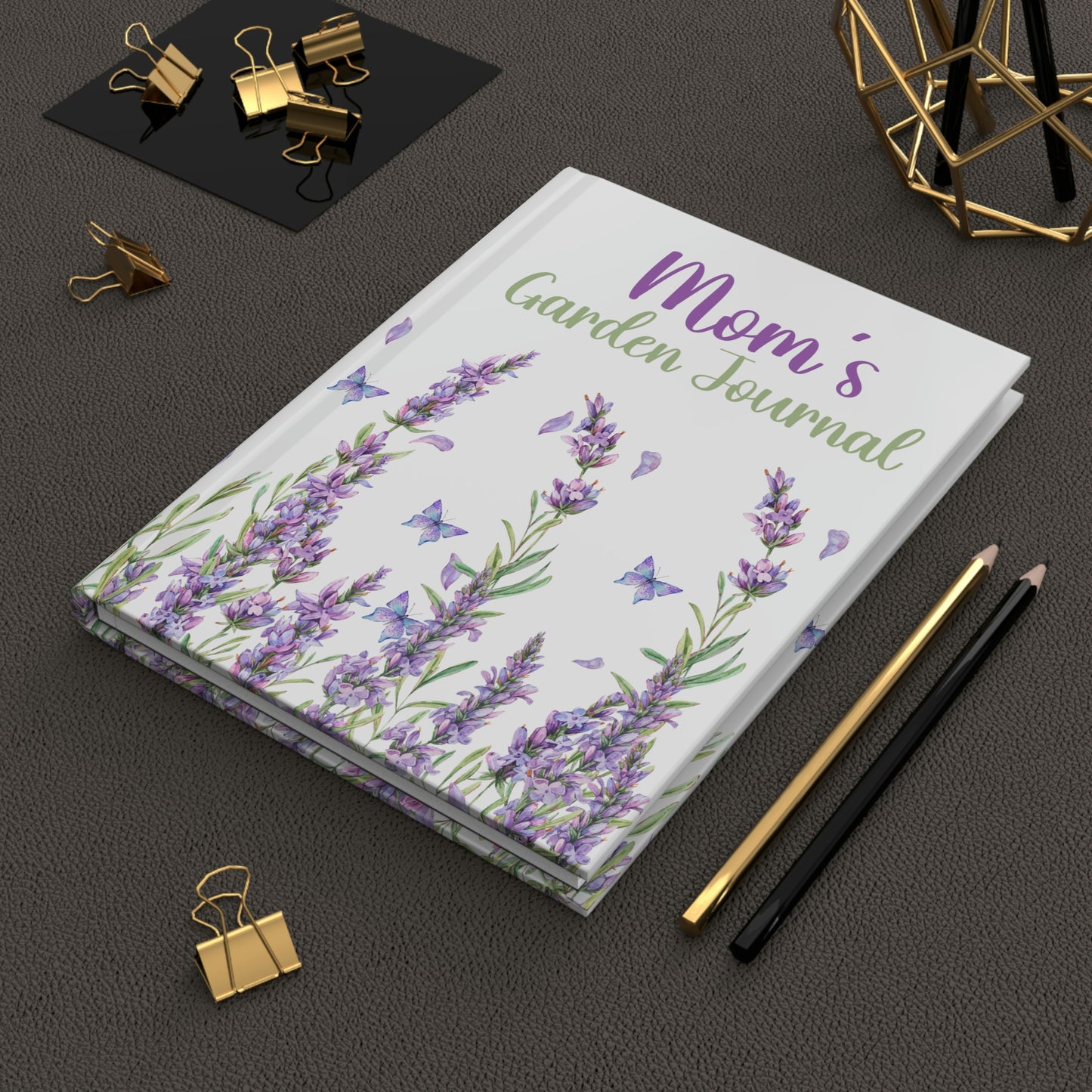 Lavender Print Mom Journal / Personalized Mom Journal