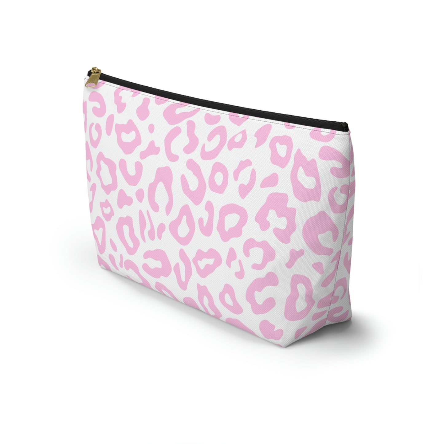 Pink Leopard Print Make Up Bag
