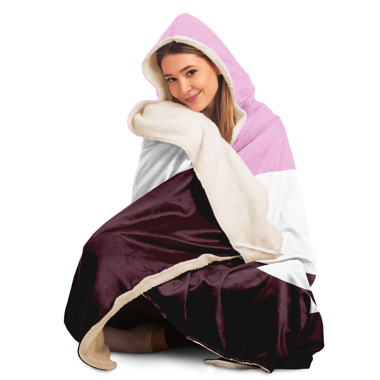 Girls Hooded Blanket / Personalized Blanket / Girls Christmas Gift