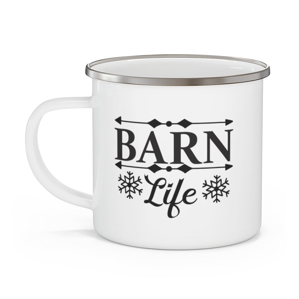 barn life coffee mug in farmhouse style
