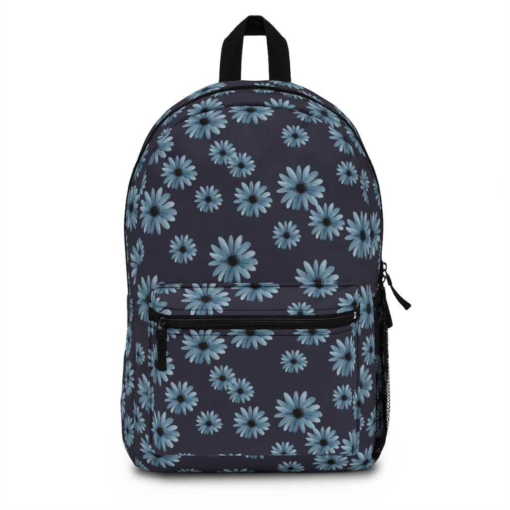 girls navy blue backpack for back to school or travel