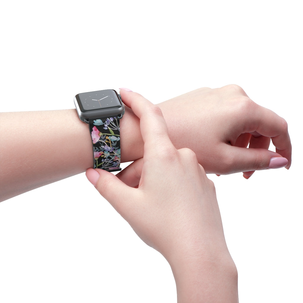 Flower Apple Watch Band / Floral Watch Strap/ 38MM 40MM 42MM 44mm
