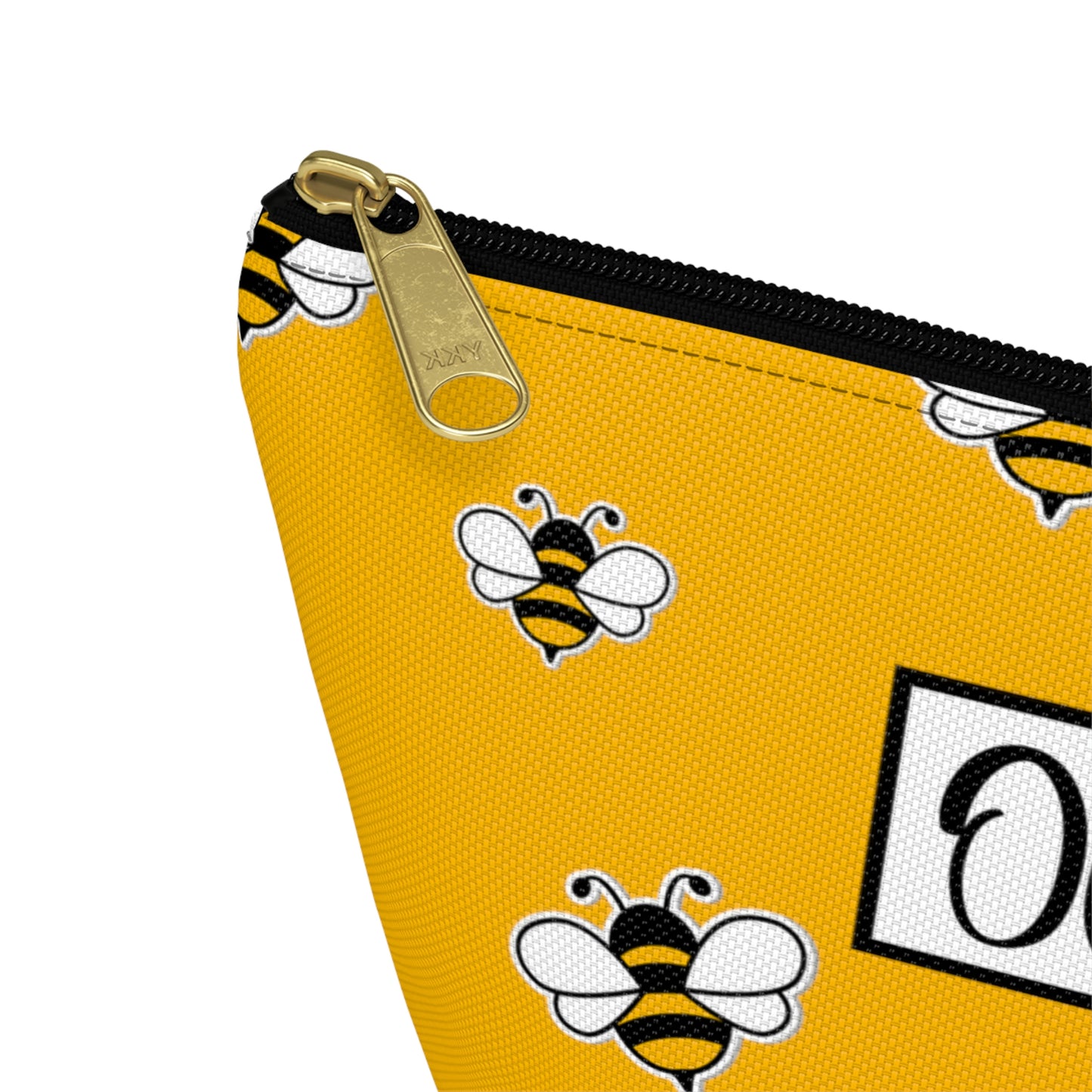 Honey Bee Makeup Bag / Bee Cosmetic Bag