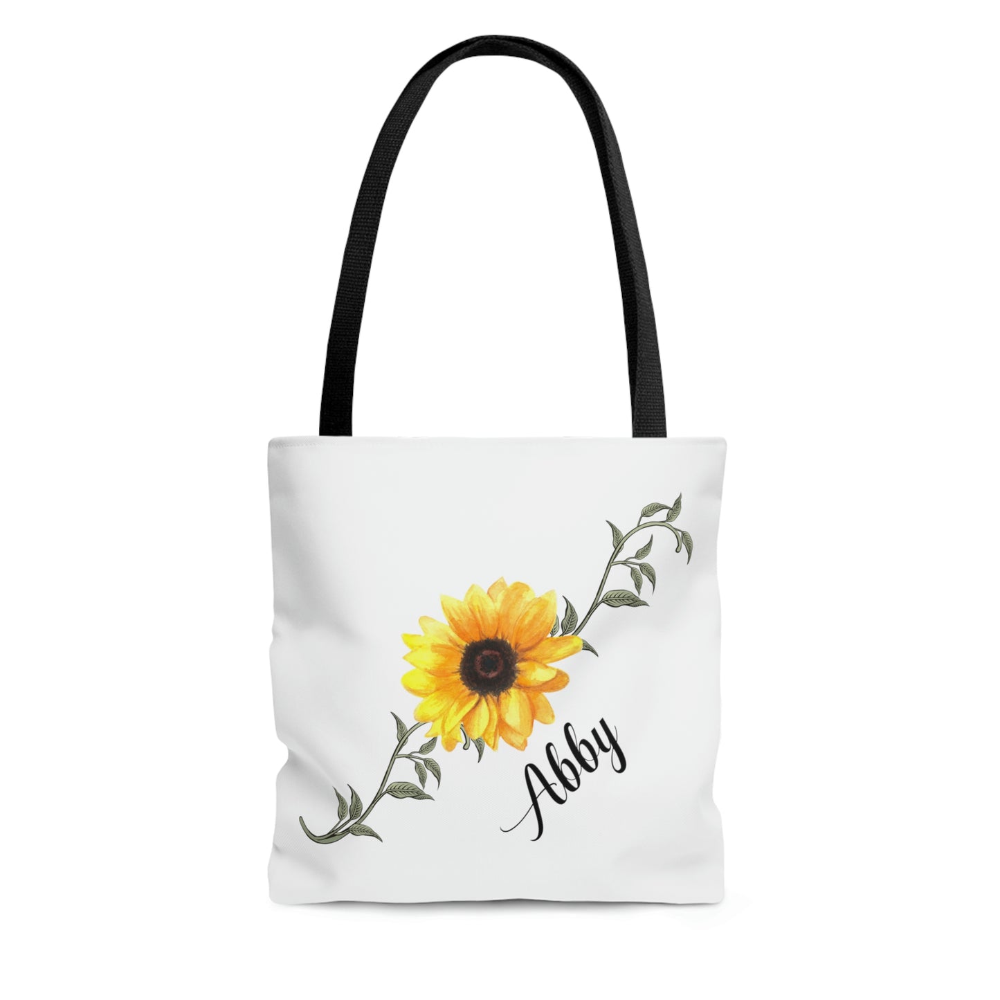 Sunflower Tote Bag, Yellow Floral Bag