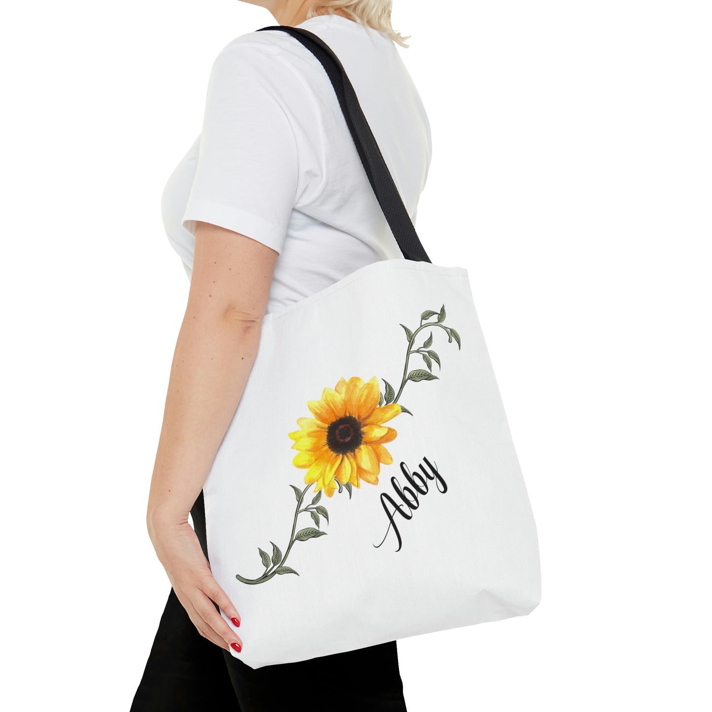 Sunflower Tote Bag, Yellow Floral Bag