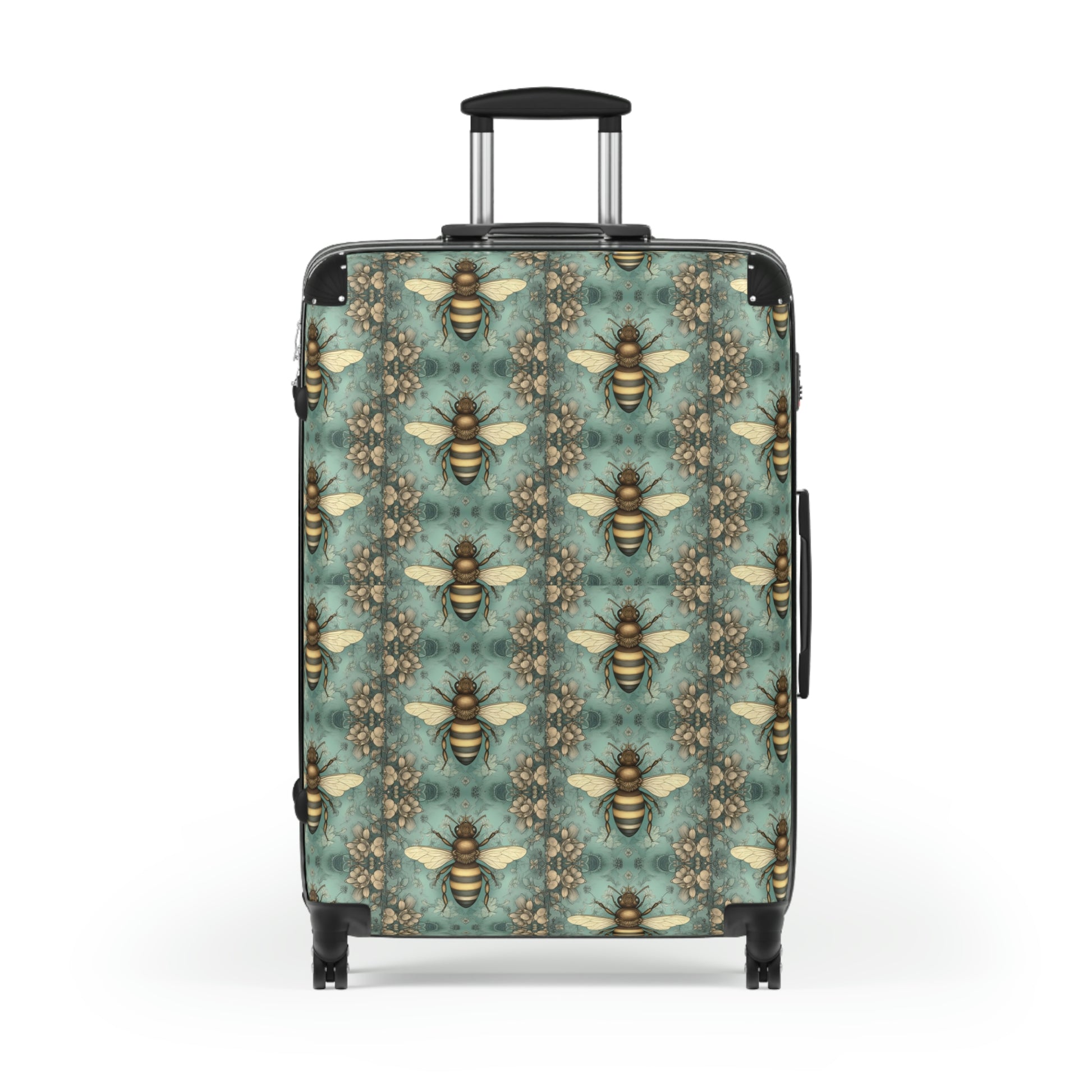 Women's Luggage Teal Bee Wheeled Hard Shell Suitcase – Farmhouse