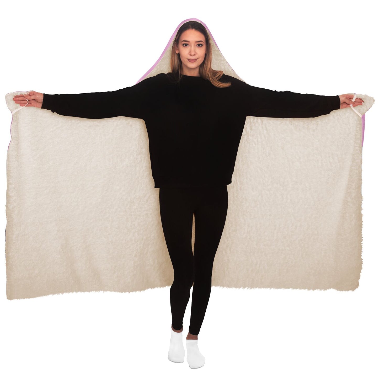 Girls Hooded Blanket / Personalized Blanket / Girls Christmas Gift