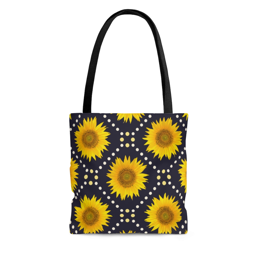 farmhouse sunflower tote bag for women 