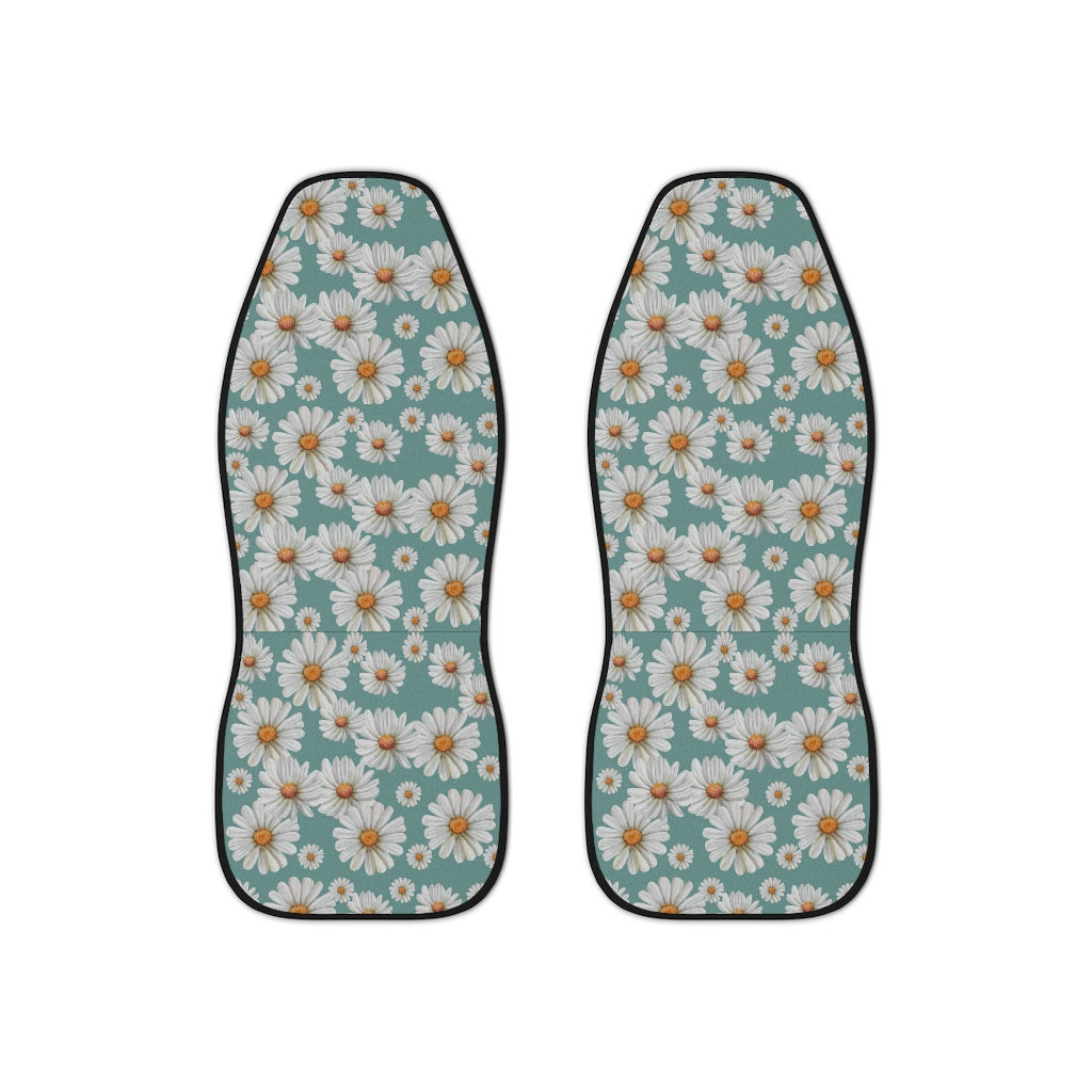 Daisy Car Seat Covers / Floral Car Accessories