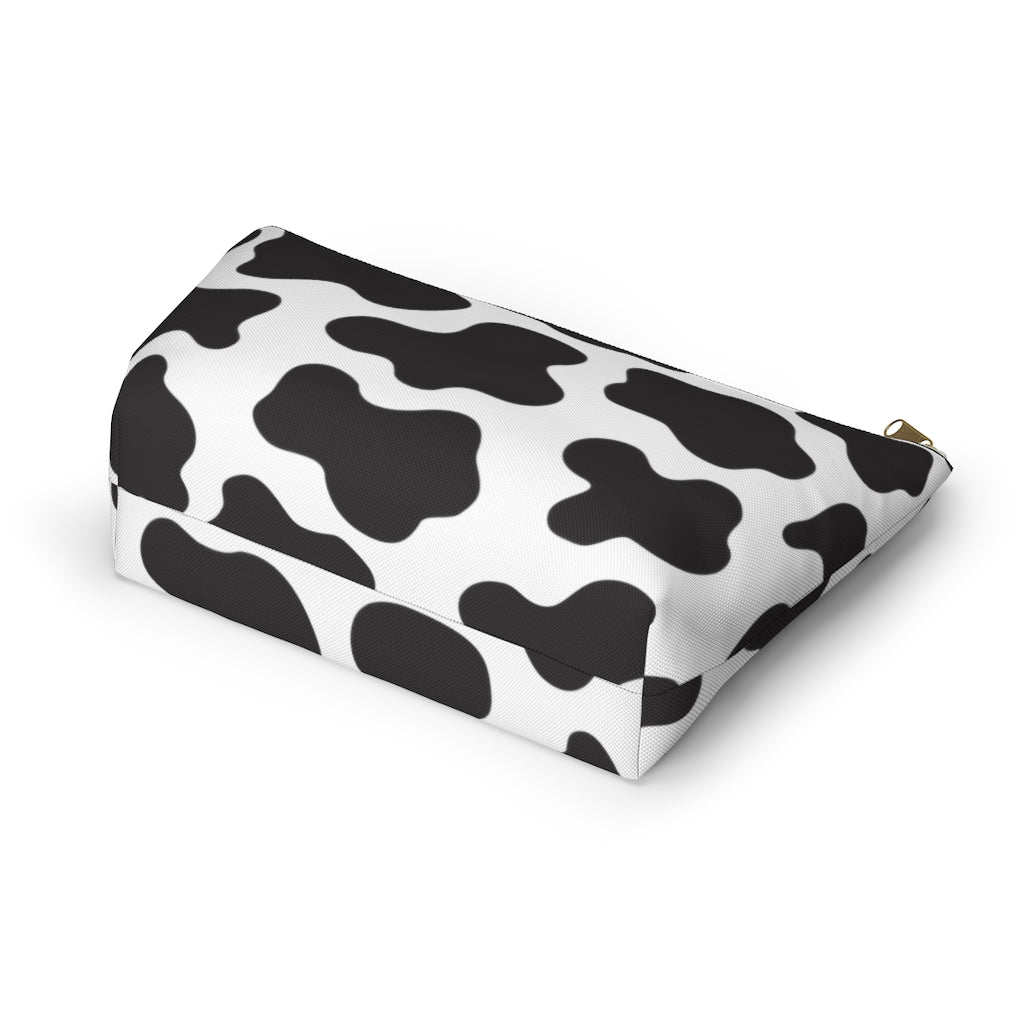 farmhouse canvas bag in cow print 