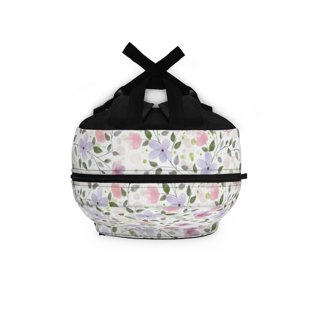 Floral Backpack / Girls Bookbag