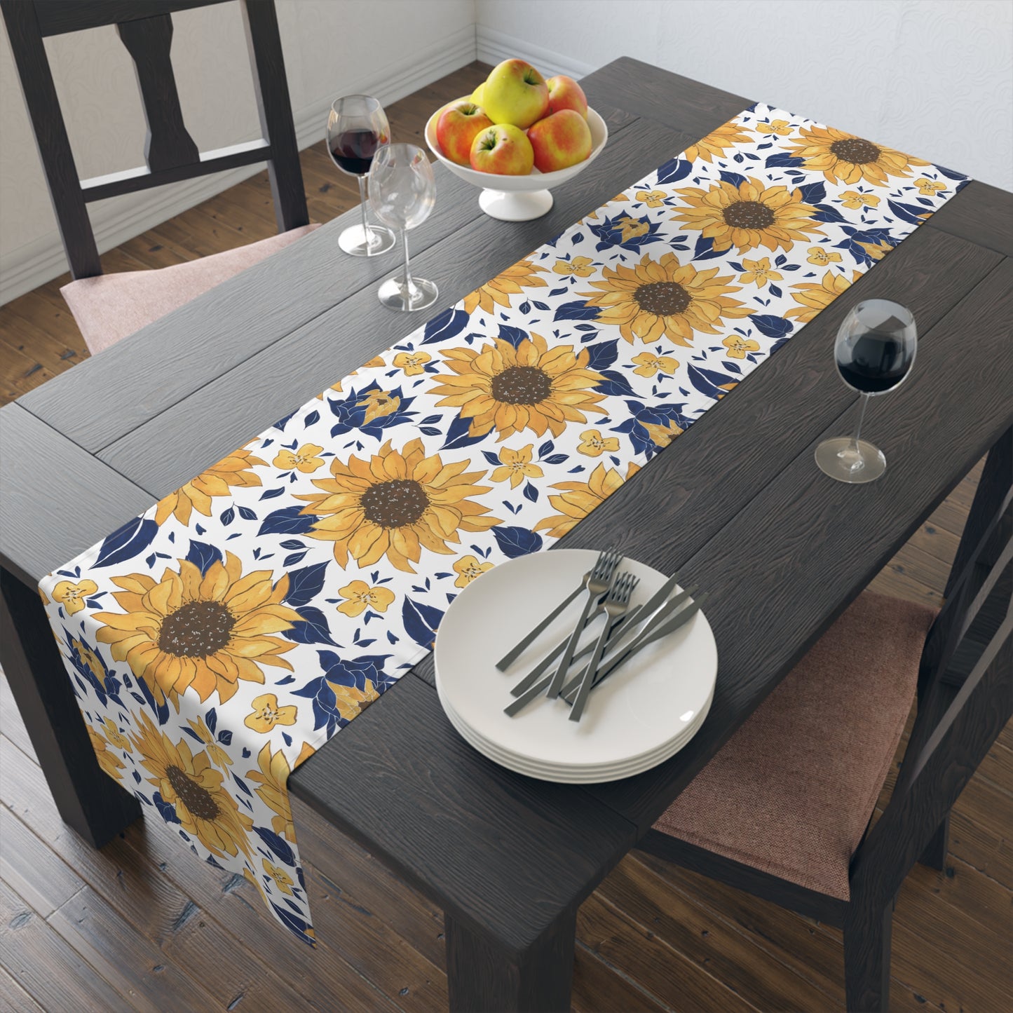 Sunflower Table Runner / Summer Table Decor
