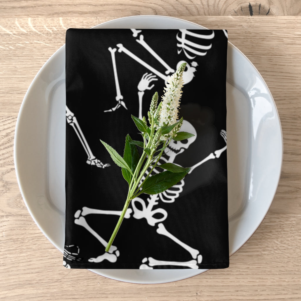 Halloween Napkins / Skeleton Table Decor