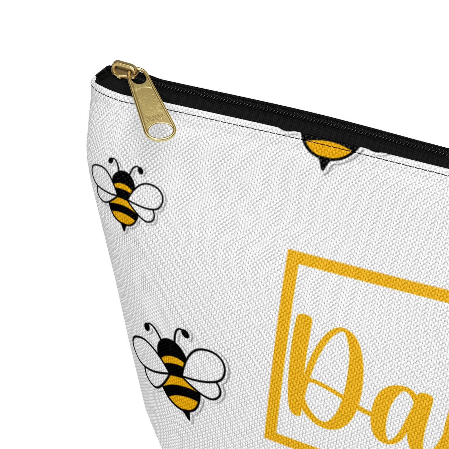 Honey Bee Makeup Bag / Bee Cosmetic Bag