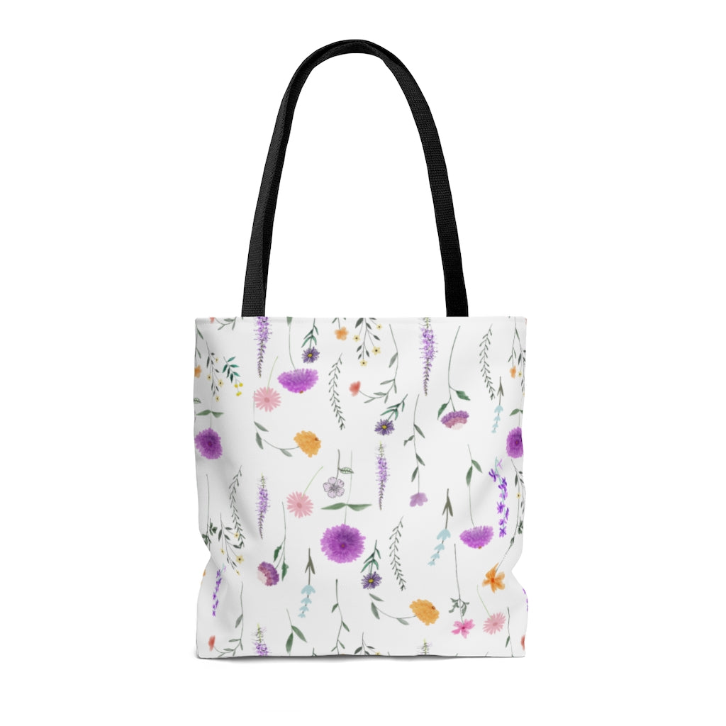 Wildflower Tote Bag / Women's Floral Tote Bag