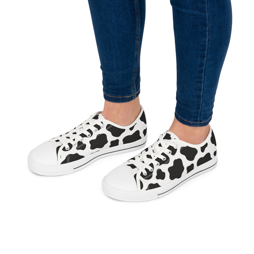 Cow Print Shoes / Cow Print Women's Sneakers