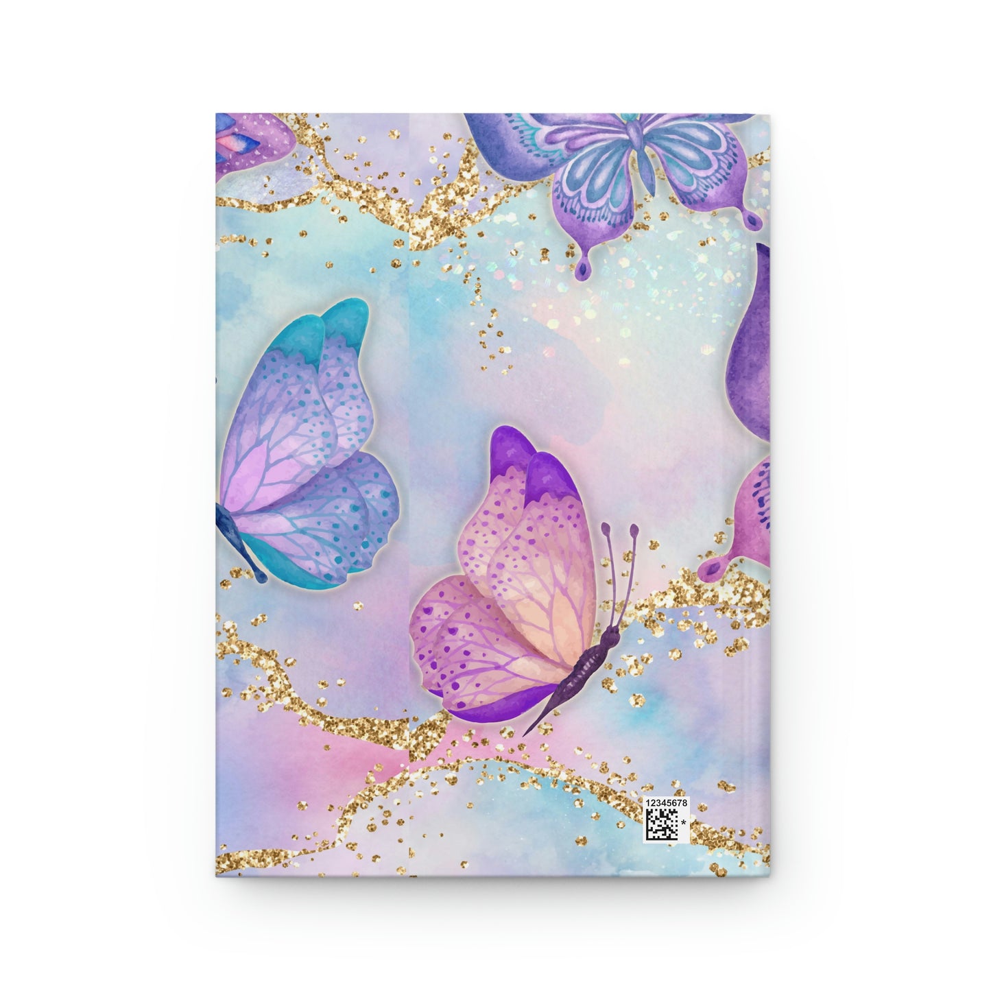 Persoanlized Girls Butterfly Sparkle Hard Cover Journal