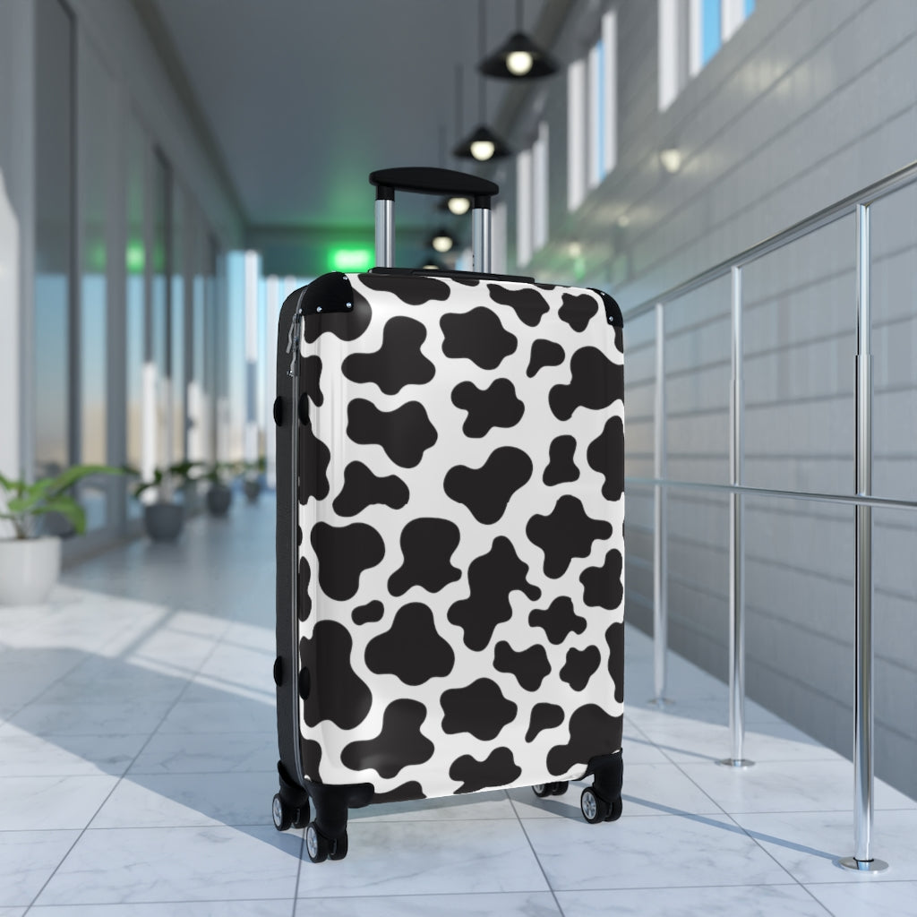 Cow Print Suitcase / Luggage